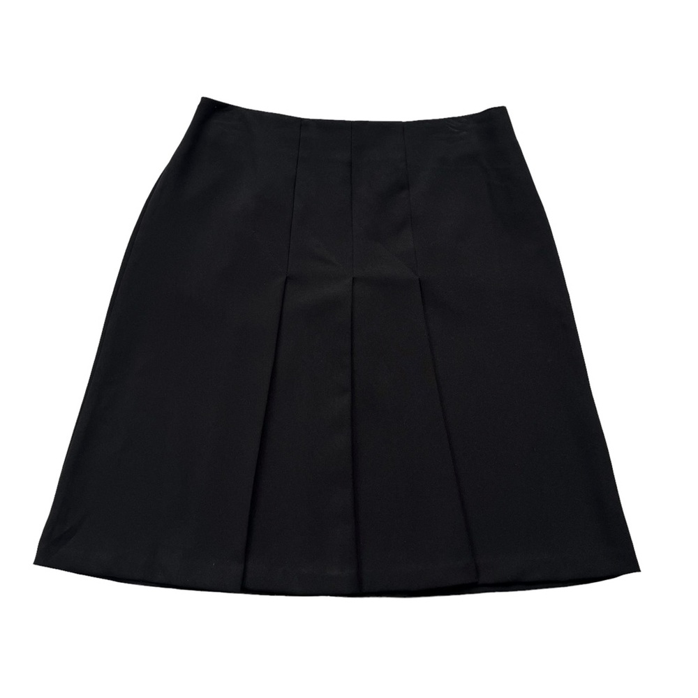 Kathie Lee Collections Women’s Sz 10 Waist 34 Black 100% Polyester Pleated Skirt